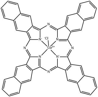 GALLIUM(III)-2,3-NAPHTHALOCYANINE CHLORIDE Structural