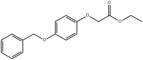 ethyl 2-[4-(benzyloxy)phenoxy]acetate Structural