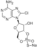 8-CHLOROADENOSINE-3',5'-CYCLIC MONOPHOSPHOROTHIOATE, SP-ISOMER SODIUM SALT