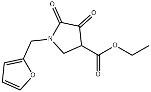 ETHYL 1-(2-FURYLMETHYL)-4,5-DIOXOPYRROLIDINE-3-CARBOXYLATE