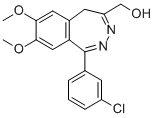 1-(3-Chlorophenyl)-4-hydroxymethyl-7,8-dimethoxy-5H-2,3-benzodiazepine