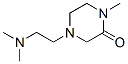 Piperazinone, 4-[2-(dimethylamino)ethyl]-1-methyl- (9CI) Structural