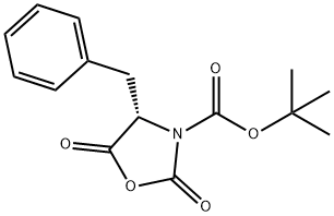 BOC-PHE-N-CARBOXYANHYDRIDE Structural