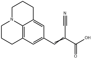 9-(2-CARBOXY-2-CYANOVINYL)JULOLIDINE Structural