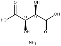 Butanedioic acid,2,3-dihydroxy- (2R,3R)-, ammonium salt (1:) Structural