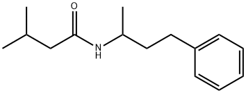 N-(1-METHYL-3-PHENYLPROPYL)ISOVALERAMIDE Structural