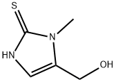 (2-MERCAPTO-1-METHYL-1H-IMIDAZOL-5-YL)METHANOL Structural