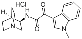 (R)-N-(1-AZABICYCLO[2.2.2]OCT-3-YL)-2-(1-METHYL-1H-INDOL-3-YL)-2-(1-METHYL-1H-INDOL-3-YL)-2-OXOACETAMIDE HYDROCHLORIDE