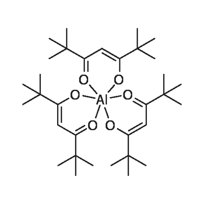 TRIS(2,2,6,6-TETRAMETHYL-3,5-HEPTANEDIONATO)ALUMINUM Structural