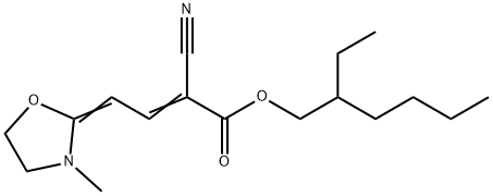 2-ETHYLHEXYL ALPHA-CYANO-4-(3-METHYLOXAZOLIN-2-YLIDENE)CROTONATE Structural