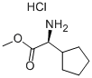 L-Cyclopentyl-gly-methyl ester HCL  Structural