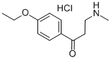 1-(3-Methylaminopropionyl)-4-ethoxybenzene hydrochloride Structural