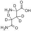 L-GLUTAMINE-2,3,3,4,4-D5 Structural
