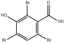 3-Hydroxy-2,4,6-tribromobenzoic acid Structural