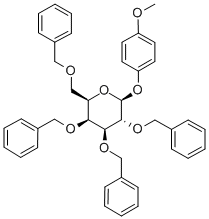 4-METHOXYPHENYL 2,3,4,6-TETRA-O-BENZYL-BETA-D-GALACTOPYRANOSIDE Structural