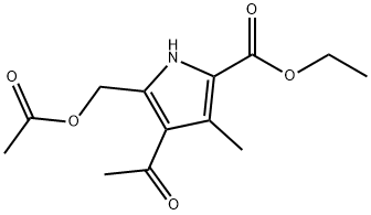 ETHYL 4-ACETYL-5-[(ACETYLOXY)METHYL]-3-METHYL-1H-PYRROLE-2-CARBOXYLATE