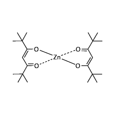 BIS(2,2,6,6-TETRAMETHYL-3,5-HEPTANEDIONATO)ZINC Structural