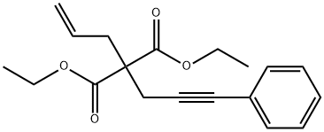 Diethyl allyl(3-phenyl-2-propynyl)malonate, 96%