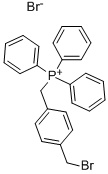 [4-(BROMOMETHYL)BENZYL]TRIPHENYLPHOSPHONIUM BROMIDE Structural