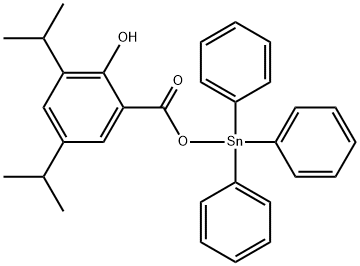 triphenyltin 3,5-diisopropylsalicylate Structural