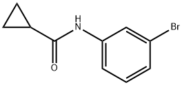 N-(3-bromophenyl)cyclopropanecarboxamide Structural