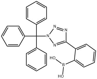 [2-[2-(TRIPHENYLMETHYL)-2H-TETRAZOL-5-YL]PHENYL]BORONIC ACID