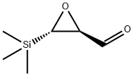 Oxiranecarboxaldehyde, 3-(trimethylsilyl)-, (2S-trans)- (9CI) Structural