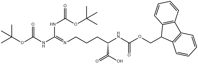 FMOC-ARG(BOC)2-OH Structural