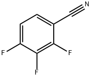 2,3,4-Trifluorobenzonitrile Structural