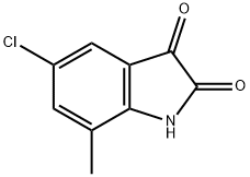 5-CHLORO-7-METHYLISATIN Structural