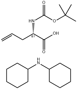 Boc-L-2-allylglycine dicyclohexylamine salt Structural