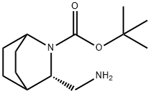 tert-butyl (3S)-3-(aminomethyl)-2-azabicyclo[2.2.2]octane-2-carboxylate Structural