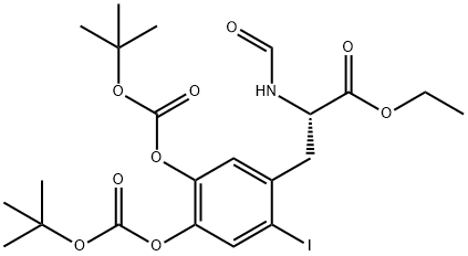 DIBOC-IODO-L-DOPA Structural