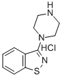 3-Piperazinobenzisothiazole hydrochloride Structural