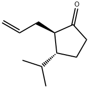 Cyclopentanone, 3-(1-methylethyl)-2-(2-propenyl)-, trans- (9CI)