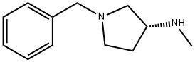 (3R)-(-)-1-BENZYL-3-(METHYLAMINO)PYRROLIDINE Structural