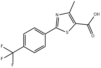 4-Methyl-2-[4-(trifluoromethyl)phenyl]thiazole-5-carboxylic acid 97%,4-METHYL-2-[4-(TRIFLUOROMETHYL)PHENYL]THIAZOLE-5-CARBOXYLIC ACID