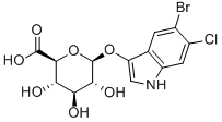 5-Bromo-6-chloro-3-indolylb-D-glucuronide Structural