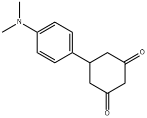 5-[4-(DIMETHYLAMINO)PHENYL]-1,3-CYCLOHEXANEDIONE Structural