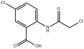 5-CHLORO-2-[(CHLOROACETYL)AMINO]BENZOIC ACID Structural