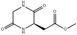 2-Piperazineaceticacid,3,6-dioxo-,methylester,(R)-(9CI) Structural