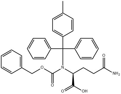 Z-GLN(MTT)-OH Structural