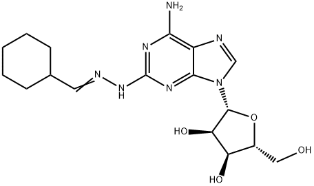 2-(cyclohexylmethylidenehydrazino)adenosine