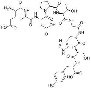 H-GLU-ALA-ASP-PRO-THR-GLY-HIS-SER-TYR-OH Structural