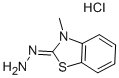 3-METHYL-2-BENZOTHIAZOLINONE HYDRAZONE HYDROCHLORIDE Structural