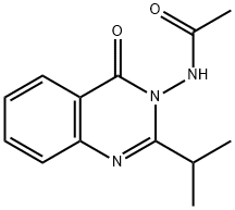 3-ACETYLAMINO-2-ISOPROPYL-4(3H)-QUINAZO& Structural