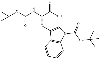 BOC-TRP(BOC)-OH Structural