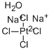 Sodium tetrachloroplatinate(II) hydrate Structural