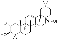 Olean-12-ene-2alpha,3beta,28-triol Structural