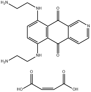 Benz(g)isoquinoline-5,10-dione, 6,9-bis((2-aminoethyl)amino)-, (2Z)-2- butenedioate (1:2)